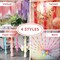 Greentek; 8 Rolls Pastel Crepe Paper Streamers (656 ft Total), 1.8" x 82 ft Party Streamers Set for Birthday, Wedding, Baby Shower & Holiday Decorations, DIY Craft & Backdrop Supplies; Category:Streamers & Garland; Image:6